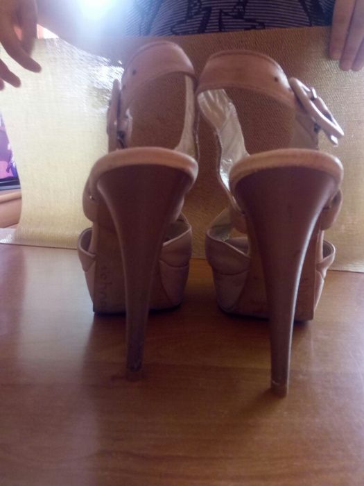 Buty Ryłko Szpilki Skórzane