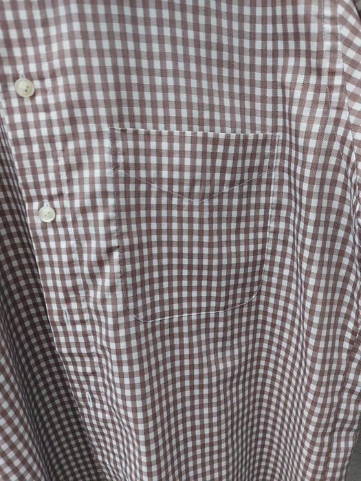 Koszula męska w drobną kratkę rozmiar 43