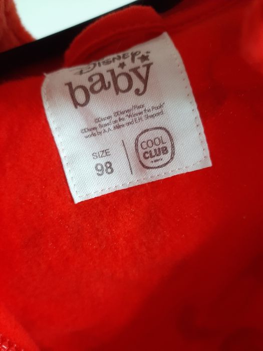 Cool Club, Bluza chłopięca r. 98 rozpinana, czerwona, Disney