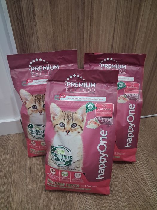 Ração HappyOne Premium para Gatinhos (Nova)