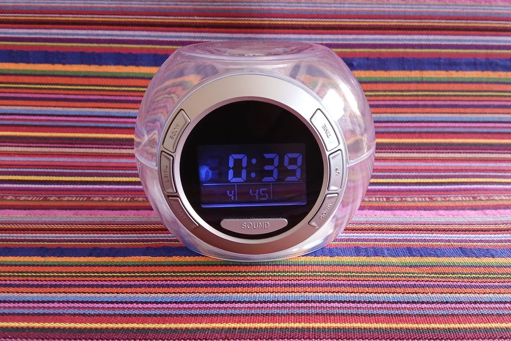 Relógio Despertador Digital "Cores e Natureza"