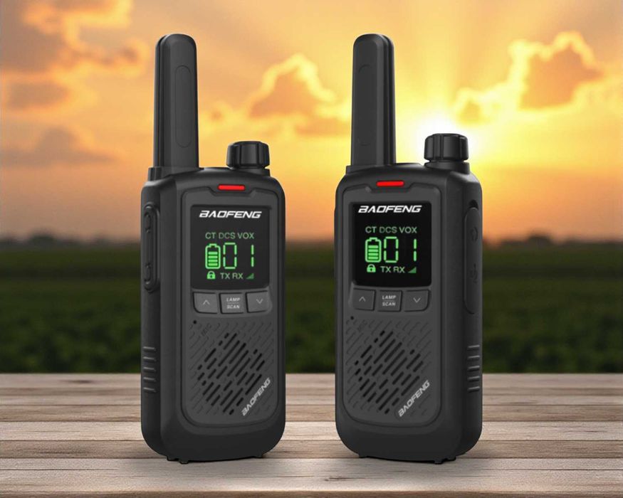 PROFESJONALNE Krótkofalówki Baofeng 10 KM NOWE Mocna Łączność PMR