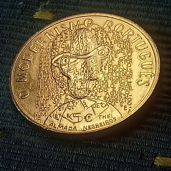 Moeda de 5.00 o modernismo