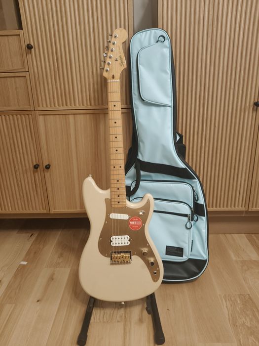 Squier Classic Vibe Duo-Sonic H/S – Desert Sand + Gigbag Ibanez