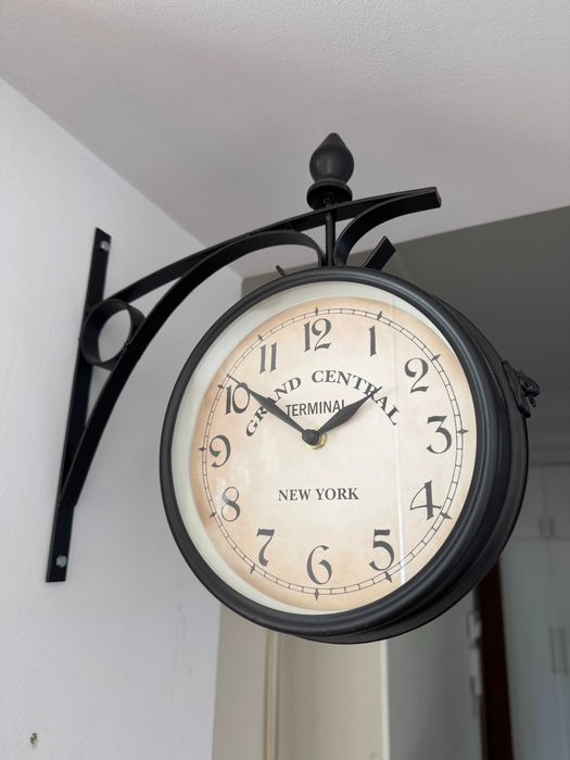 Zegar IKEA retro dworcowy kolejowy Nowy York