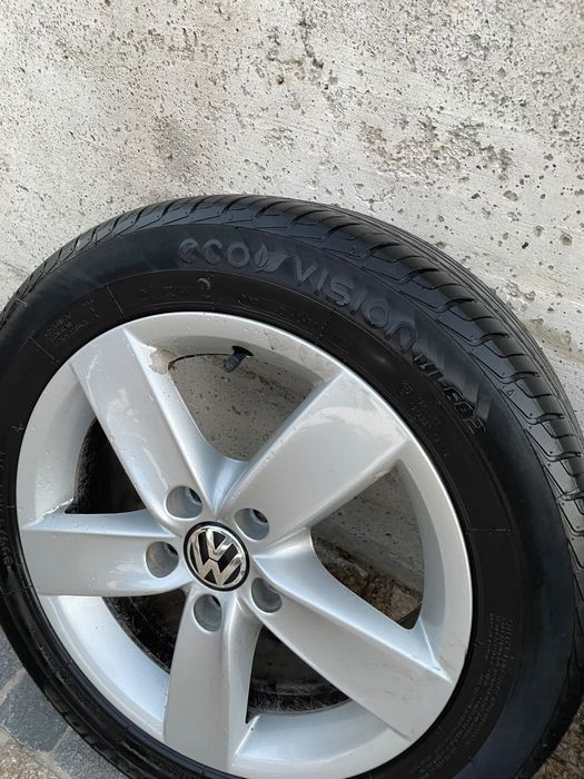 Jantes Originais VW 16" c/ Pneus Praticamente Novos (Continental/EcoVision)