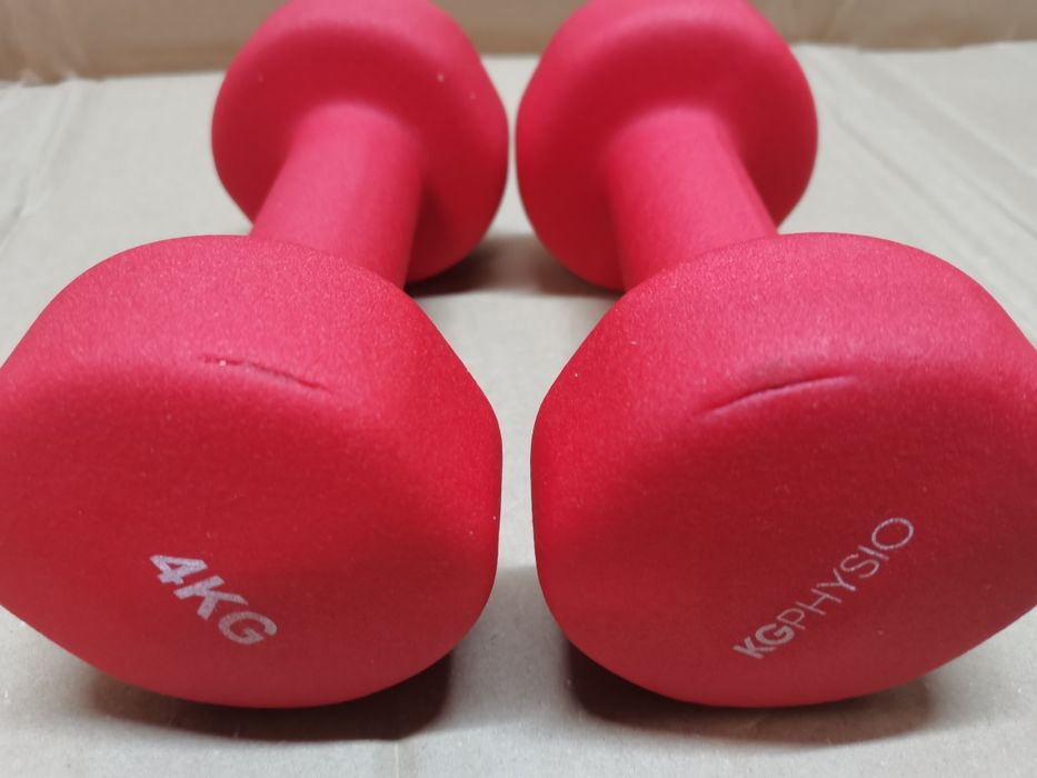 KG Physio Zestaw hantli i plakat A3