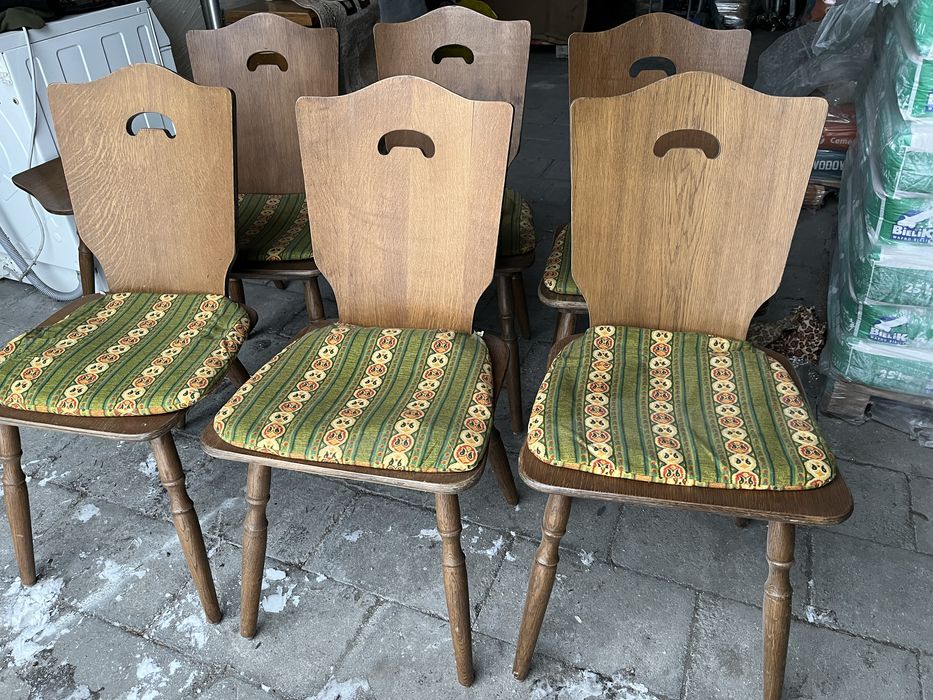 Krzesla drewniane RADOMSKO w kolorze debu