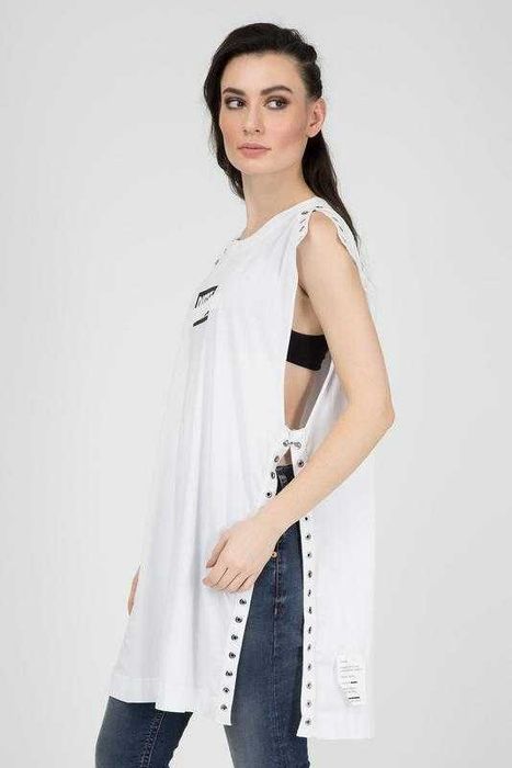 Diesel женская удлиненная майка, майка платье сукня-майка Дізель