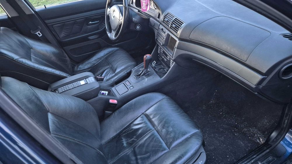 Części BMW E39 528i 2.8i M52 193KM Cała na części Biarritzblau
