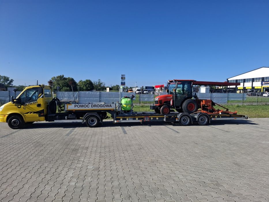 Pomoc drogowa holowanie laweta hds transport aut maszyn i kontenerów.