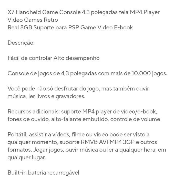 Consola Retro  com 10000 jogos - Nova