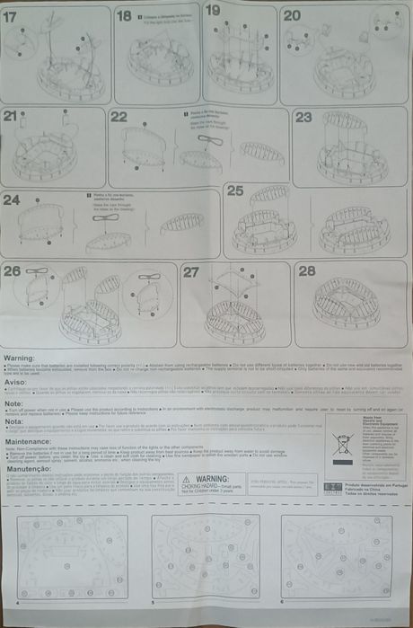 Puzzle 3D em madeira Estádio do Sporting Lisboa e Benfica