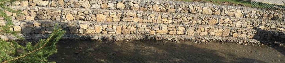 Укріплення габіонами проблемних ділянок