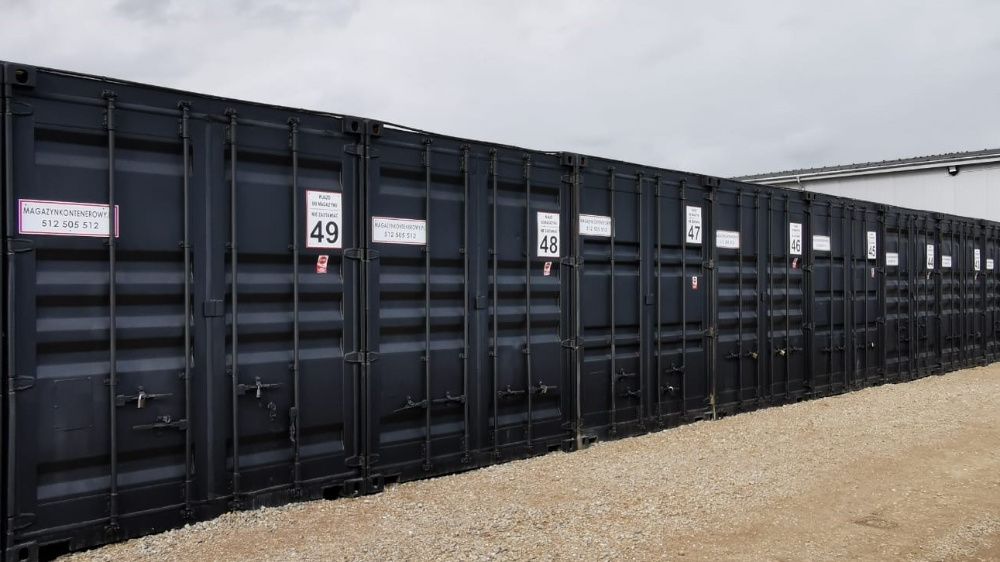 Pabianice MAGAZYN KONTENEROWY  7,5 m2 ( ALARM OCHRONA Podjazd grupy )
