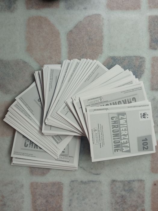 WWF zwierzęta chronione naklejki Lidl