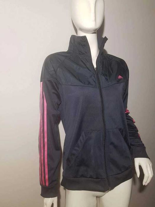 Sportowa bluza kurtka wiatrówka Adidas climalite fit logo