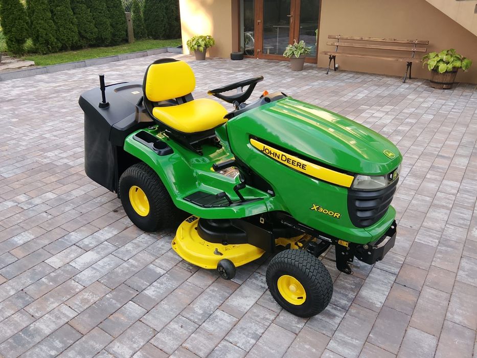 Traktorek kosiarka John Deere x300r