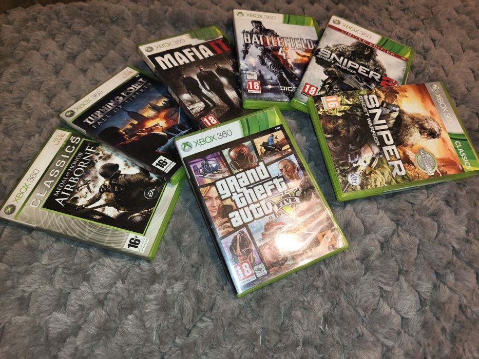 Zastaw 7 gier Xbox 360