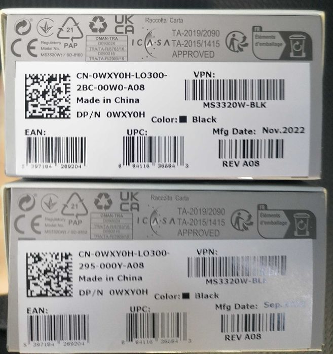 Мышь Dell Mobile Wireless Mouse MS3320W Black  есть опт