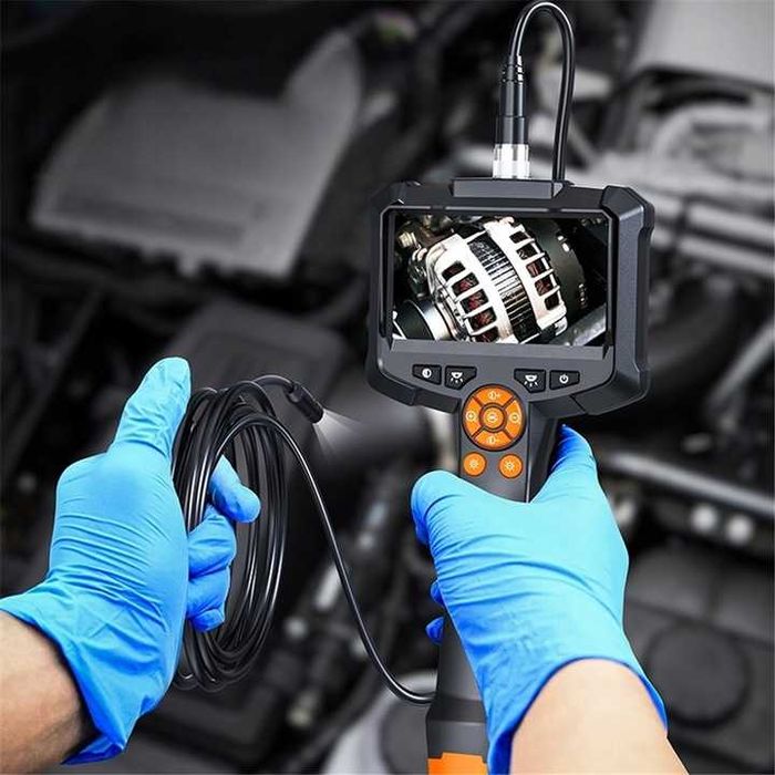 Kamera inspekcyjna warsztatowa endoskopowa 5m do rur silnika FULL HD