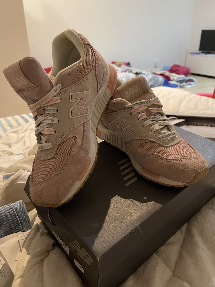 New balance clearance 840 flat white
