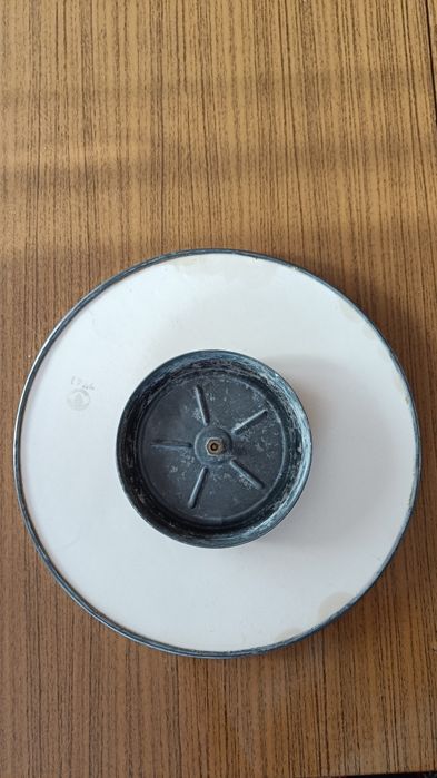 Patera obrotowa talerz do ciasta emalia ceramika