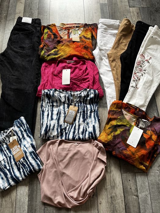 Mega paka ubrania nowe i uzywane 38/m bershka tatuum