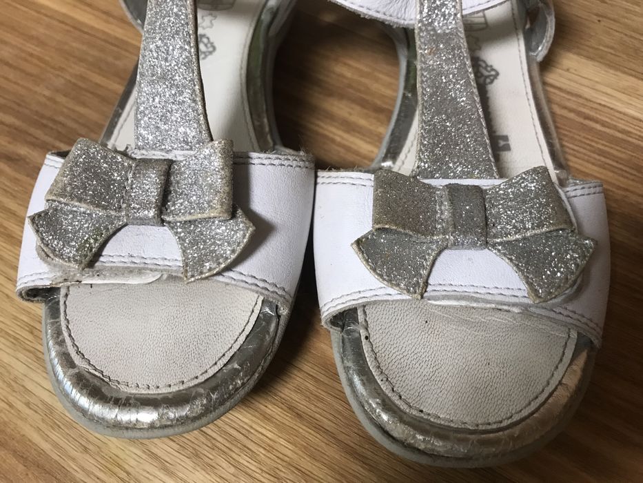 Белые босоножки Clarks 29 размер