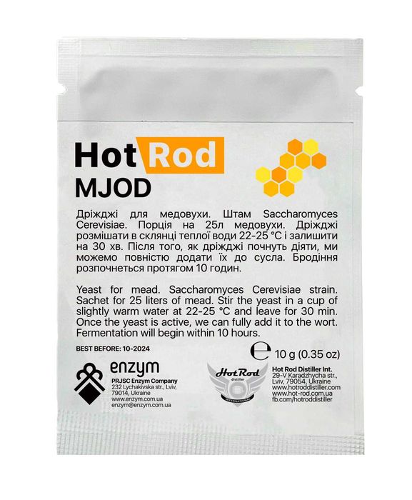 Hot Rod Mjod 10 г — дріжджі для медовухи, медових вин і сидру
