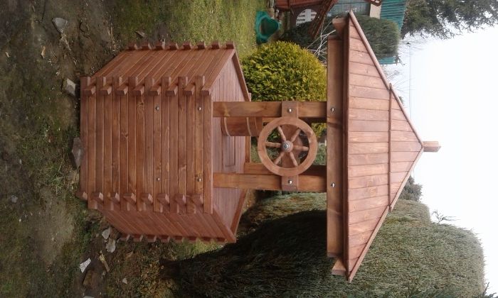 Studnia ogrodowa, obudowa studni dekoracyjna