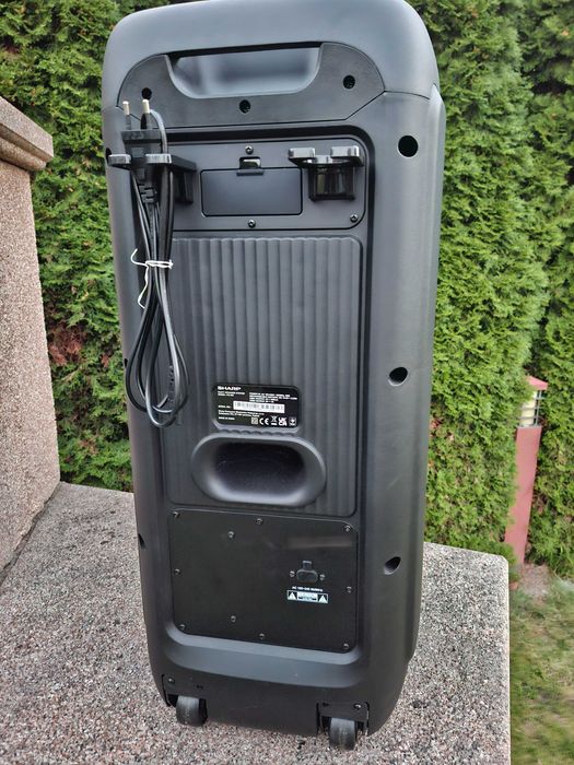 Głośnik Power Audio Sharp PS-949 66W Bluetooth Mikrofon Karaoke Czarny
