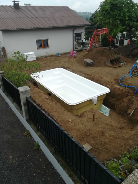 Basen Ogrodowy + FILTRACJA 6,00x3,00x1,55m Poliestrowy , Laminat