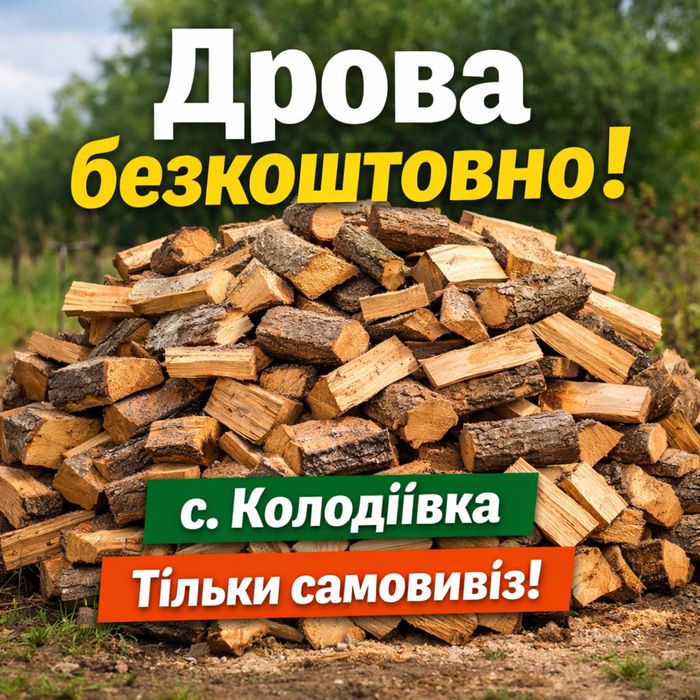 Дрова безкоштовно!
