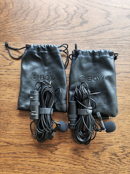 Microfones de lapela Boya BY-M1