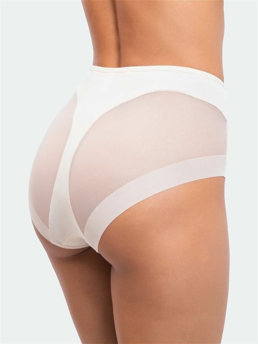 Высокие бесшовные коректирующие трусики Miego имитация стрингов танга
