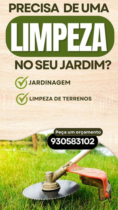 Limpeza e manutenção jardim