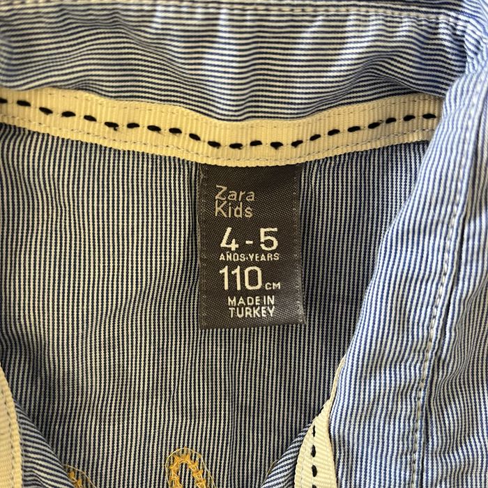 Zara Kids Camisa de Rapaz 4/5 anos 110cm