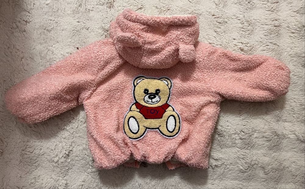 Куртка тедді з шапочкою