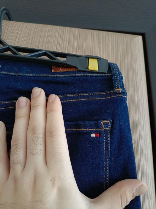 Damskie jeansy Tommy Hilfiger Como Skinny W28 L32 – Granatowe – Jak No