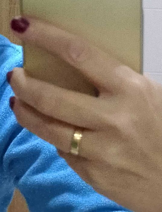 Złota obrączka ślubna damska 585 14k 3g 17 apart