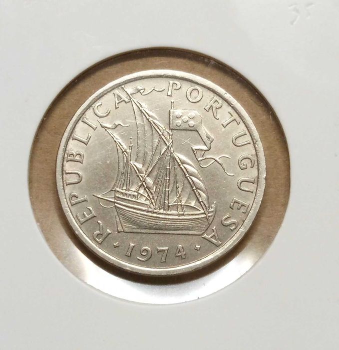 10 escudos de 1974