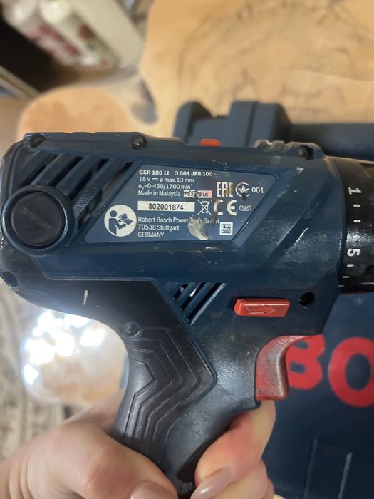 Шуруповерт Bosch GSR180-LI Professional