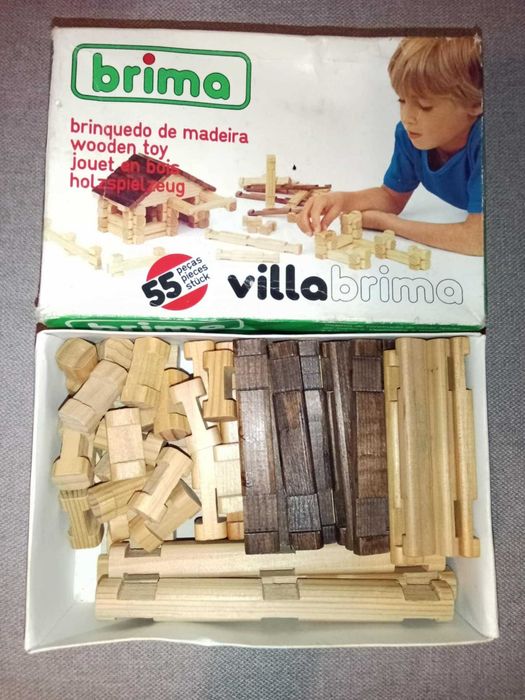 Raro Brinquedo Português de Construção Brima