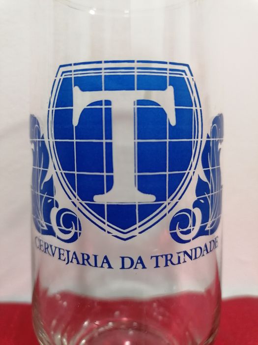 Copo de cerveja antigo da Cervejaria da Trindade 0,40 cl