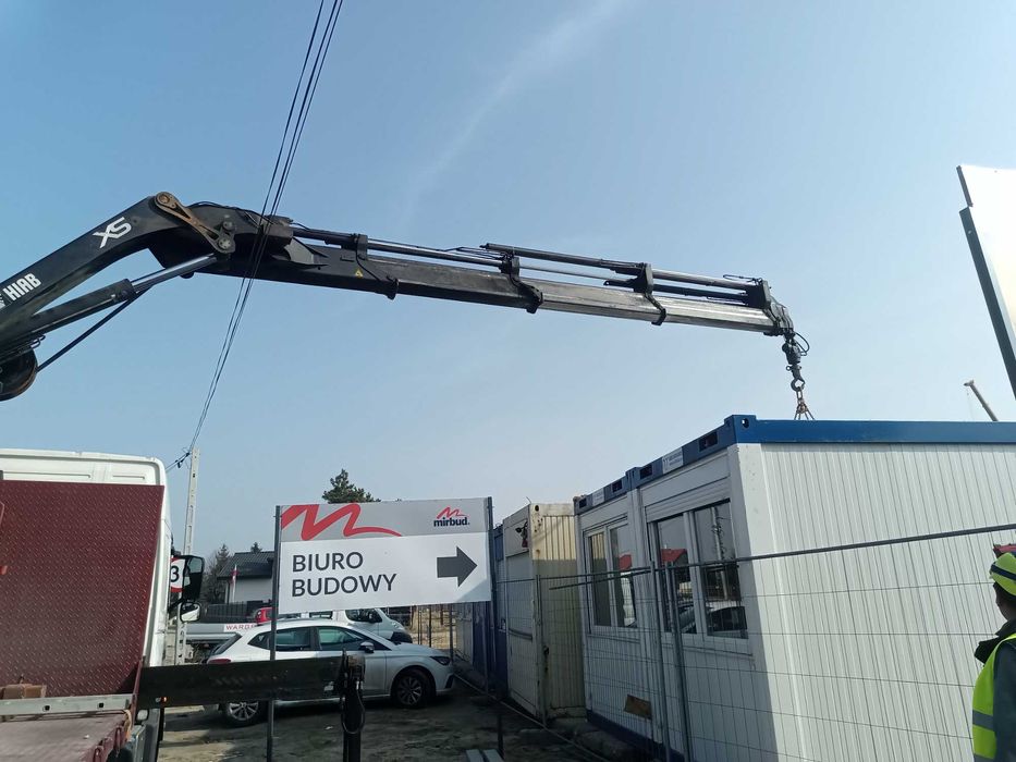 Usługi Duży HDS 18m dł.  kontenerów maszyn i ciągników rolniczych .