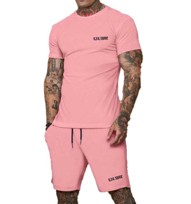 Komplet męski K3K Store – RÓŻOWY – Rozmiary S, M, L