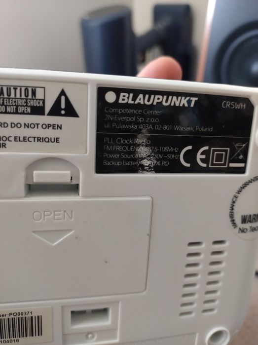Radio budzik BLAUPUNKT CR5WH