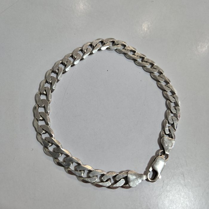 Srebrna Bransoletka Męska 21cm 14g