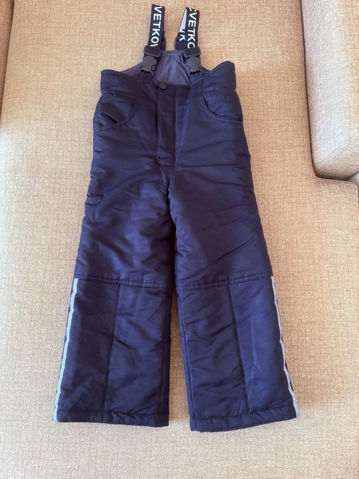 Зимові штани-комбінезон 110-116р в ідеальному стані!